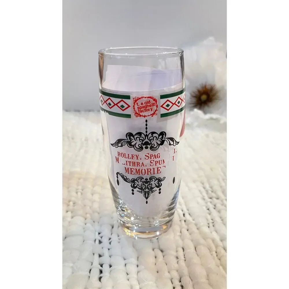 Vintage The Old Spaghetti Factory Collectible Glass
